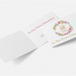Tag bomboniera per festa di comunione Personalizzabile Ref2
