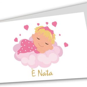 Tag bomboniera per festa di neonato Personalizzabile Ref1