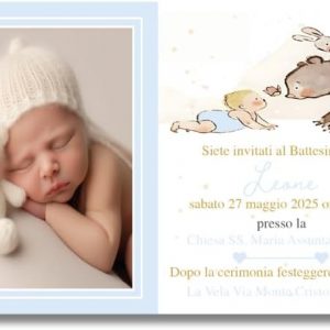 Inviti per Festa di Battesimo Ref31