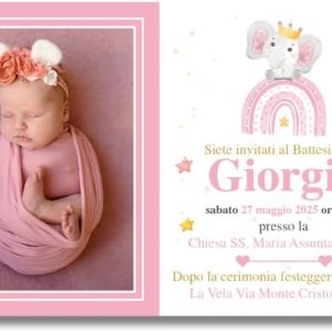 Inviti per Festa di Battesimo Ref21
