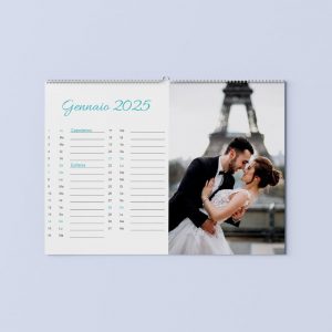 Calendario da muro personalizzabile con Foto Ref7