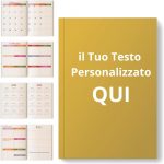 Agenda Settimanale Personalizzabile A5 – 12 Mesi a Scelta D2