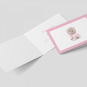 Tag bomboniera per festa di neonato Personalizzabile Ref15