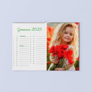Calendario da muro personalizzabile con Foto Ref20