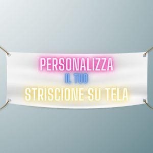 Stampa striscione su tela