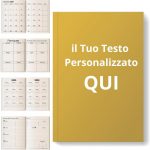 Agenda Settimanale Personalizzabile A5 – 12 Mesi a Scelta BN1