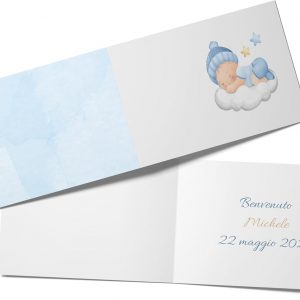 Tag bomboniera per festa di neonato Personalizzabile Ref8
