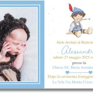 Inviti per Festa di Battesimo Ref34