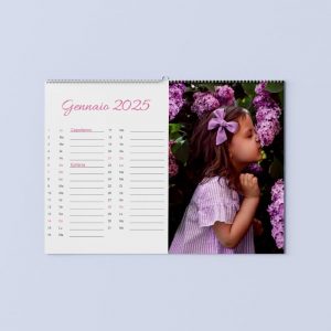 Calendario da muro personalizzabile con Foto Ref18