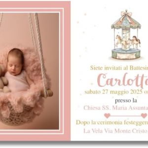 Inviti per Festa di Battesimo Ref27