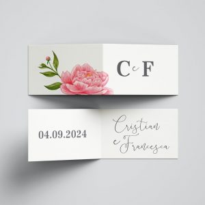 Tag bomboniera per festa di Matrimonio/Fidanzamento Personalizzabile Ref18