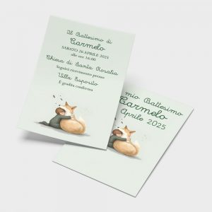 Inviti per Festa di Battesimo Ref14