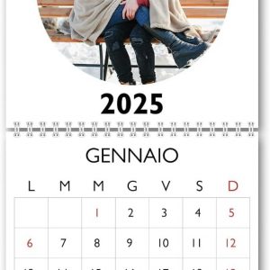 Calendario da muro personalizzabile con Foto Ref14