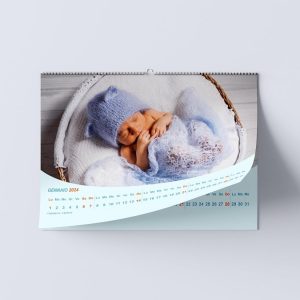 Calendario da muro personalizzabile con Foto Ref9