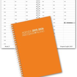 Agenda Settimanale Personalizzabile A5 – 12 Mesi a Scelta D1