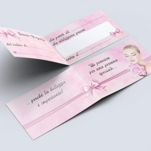 Buoni Regalo utilizzabili come Gift Card, Coupon, Voucher personalizzabile Ref16