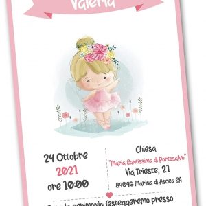 Inviti per Festa di Battesimo Ref1