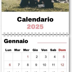 Calendario da muro personalizzabile con Foto Ref16