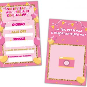 Inviti per Festa di Compleanno Ref13
