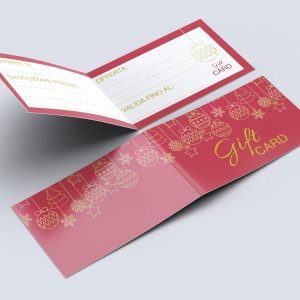 Buoni Regalo utilizzabili come Gift Card, Coupon, Voucher personalizzabile Ref1