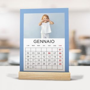 Calendario da tavolo personalizzabile con Foto Ref6