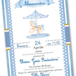 Inviti per Festa di Battesimo Ref6