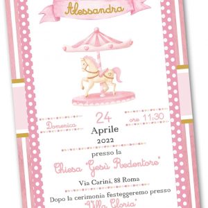 Inviti per Festa di Battesimo Ref7