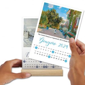 Calendario da tavolo personalizzabile con Foto Ref10