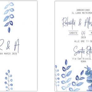 Inviti per Festa di Matrimonio Ref13