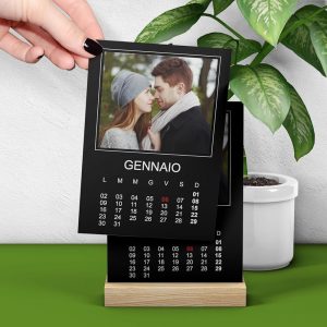 Calendario da tavolo personalizzabile con Foto Ref9