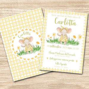 Inviti per Festa di Battesimo Ref35